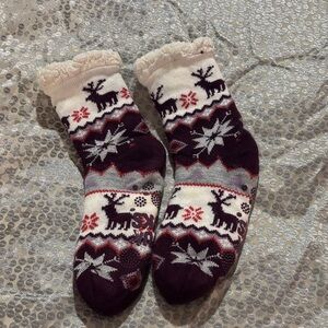 Cozy Reindeer Patterned Socks